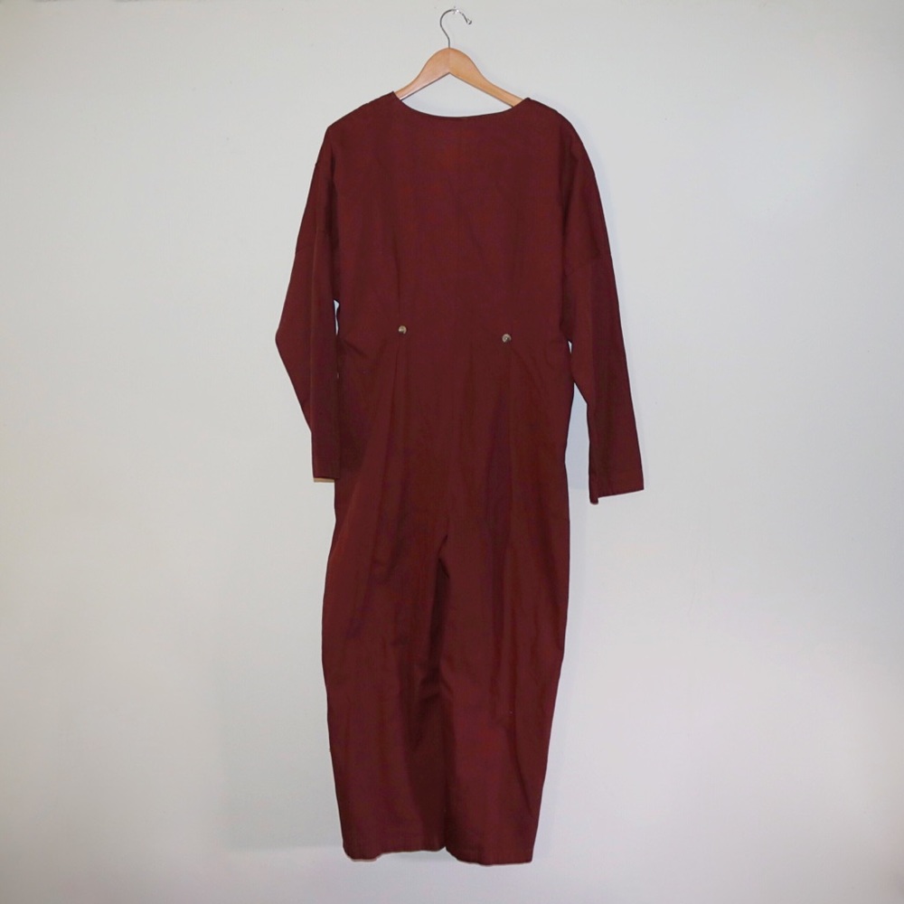 ASOS Design Curve Denim Relaxed Boiler-suit Jumpsuit - Picture 4 of 9
